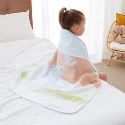 Полотенце детское Крошка Я Оленёнок 95х1005 см, цвет голубой, 100% хлопок, 280 г/м2  фото 15