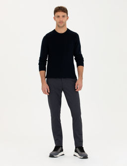 Lacivert Slim Fit Bisiklet Yaka Triko Kazak - Pierre cardin фото 4