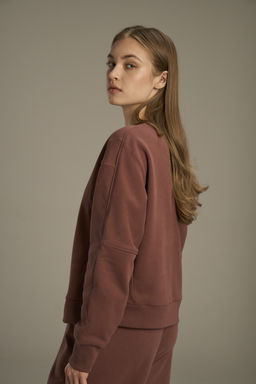 Свитшот утепленный Коричневый