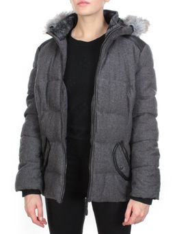 B-21 DARK GRAY Куртка зимняя женская (200 гр. холлофайбера) - Fashion фото 9