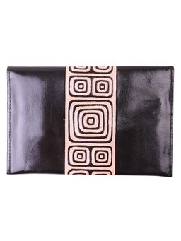 Кошелек кожа ручной принт № 180/77 - Ганг фото 2
