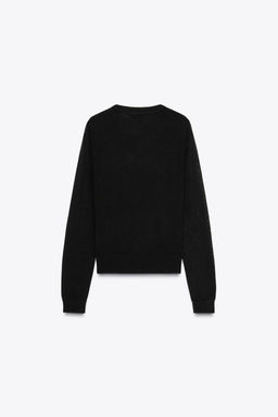 BASIC PLAIN KNIT SWEATER - Zara фото 20