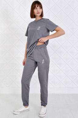 Арт. 2349 Костюм темно-серый женский 44-52 (5 шт) Цвет:верх-темно-серый,низ-темно-серый - Калинка фото 4