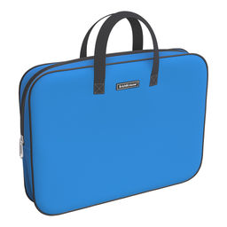 Цена за 1 шт. Папка текстильная на молнии ErichKrause с ручками Neon® Blue, A4+