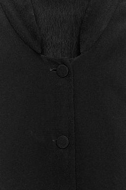 CAMISA CORTA VOLANTES ZW COLLECTION / Negro - Zara фото 4