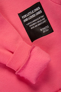 Теплый костюм для девочки из футера с начесом Bonito  фото 12