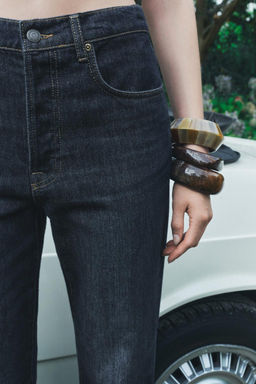 ZW COLLECTION RELAXED FIT MID-RISE JEANS - Zara фото 2