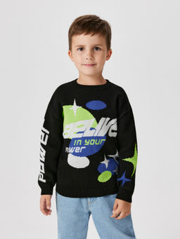 ACOOLA / Джемпер детский для мальчиков Ciro черный