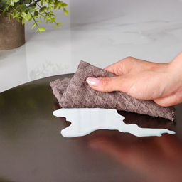 Набор салфеток сервировочных на стол Доляна Спутник, d=38 см, 4 шт, двусторонние, цвет металлический/чёрный  фото 16