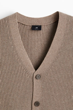 C?rdigan en punto de canal? Regular Fit - H&m фото 4