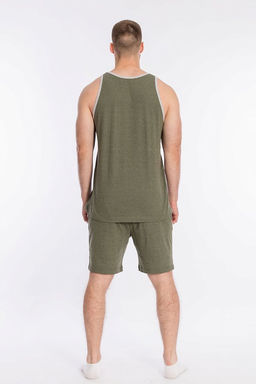 Костюм (майка+шорты) М122033Пб Хаки - Елена фото 3