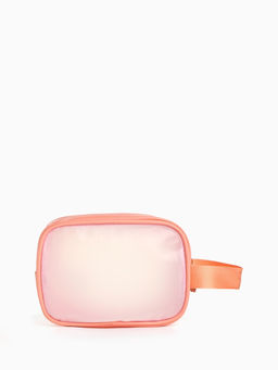 Косметичка на молнии для бассейна, с ручкой, с принтом «Коала», коралловый