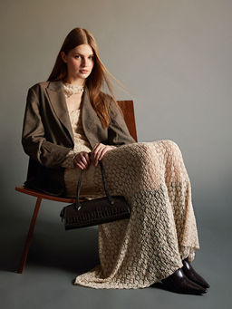 Ekose Kad?n Blazer Ceket