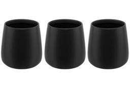 Набор 3 банок д/хранения 850 мл 12*12*13 см Tea, Coffe, Sugar с бамбук. крышк.черный матовый - Elan gallery фото 7