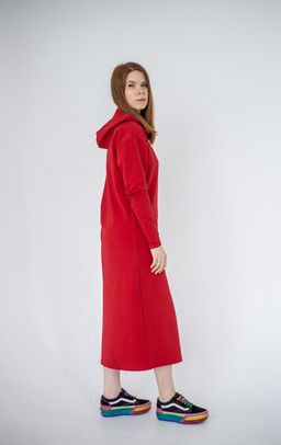 261 Платье Сахара, красный - Knitka wear фото 3