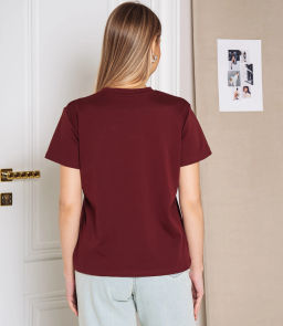 Футболка #КТ8812 (2), бордовый