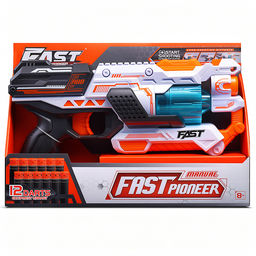 Бластер "Электро-Авангард" с полимерными пулями, в коробке