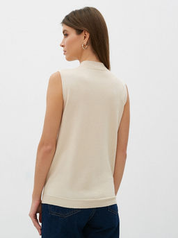 Conso/KJ 220727 - beige Топ Трикотажный