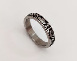 Мужское кольцо из стали