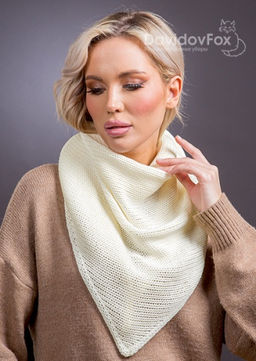 Косынка трикотаж жемчуг