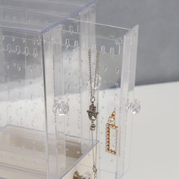 Шкатулка для украшений пластик Колонна 24,5х13х13,5 см - Simaland фото 6