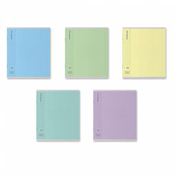 Цена за 5 шт. Тетрадь общая ученическая с пластиковой обложкой на скобе ErichKrause Классика CoverPrо fizzy, А5+, 48 листов, клетка_MIX-PACK фото 2