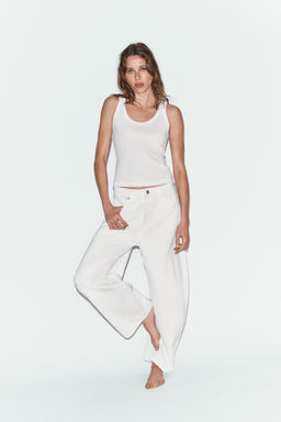 TRF BALLOON MID-WAIST JEANS - Zara фото 19