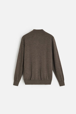 MERINO WOOL KNIT POLO SHIRT - Zara фото 23