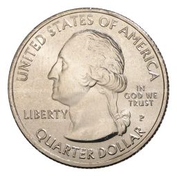 Монета 25 центов 2018 года Р США Национальные парки  №42 Национальное побережье Апостл-Айлендс