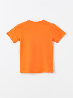 Bisiklet Yaka K?sa Kollu Bask?l? Erkek Bebek Ti??rt - Waikiki фото 2