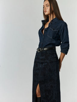 Юбка с принтом - Emka фото 4