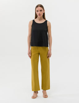 Ye_il High Waist Flare Fit Jean Pantolon