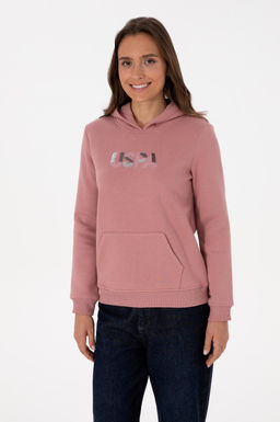 Kad_n G_l Kurusu Kap__onlu Basic Sweatshirt - U.s. polo assn фото 3