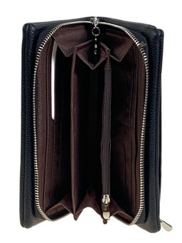 Женское портмоне из искусственной кожи, цвет черный - Greta фото 2