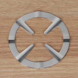 Подставка на конфорки для газовой плиты Доляна, d=13,5 см, цвет серебряный