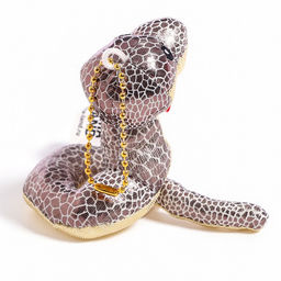 Мягкая игрушка Змея, блестящая, на подвесе, 7 см, цвет МИКС - Simaland фото 4