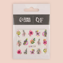 Цена за 6 шт. Слайдеры для ногтей Японская сакура, разноцветные - Qf фото 3