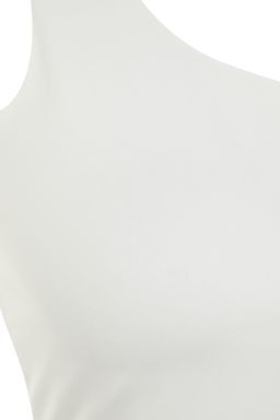 TRENDYOLMILLA Vizon Kare Yaka Fitted/Vucuda Oturan Esnek Orme Atlet TWOSS23AL00037  фото 10