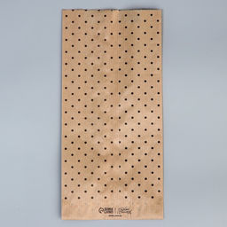 Цена за 50 шт. Пакет бумажный фасовочный, упаковка, крафт, «Спасибо» 14 х 30 х 6 см без окна