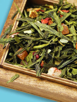 Зеленый ароматизированный чай GRUNBERG LITE  Соблазн Казановы   фото 9