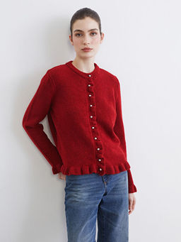 Bisiklet Yaka F?rf?rl? Kad?n Triko H?rka