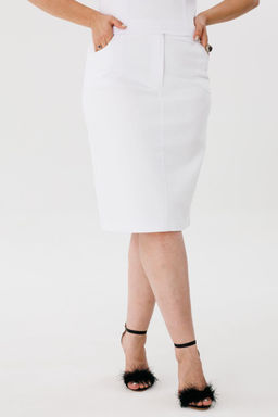 Юбка ANELLI 1410 белоснежность  фото 3