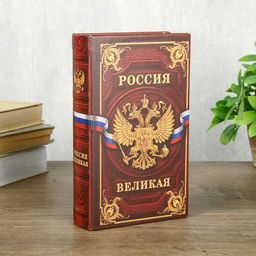 Шкатулка книга-сейф «Великая Россия», 21×13×5 см
