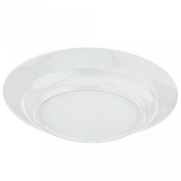 Тарелка мелкая фарфоровая "Синяя пахта" д240мм, h35мм, гладкий край (Россия)