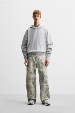 ABSTRACT PRINT RELAXED FIT TROUSERS