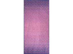 Полотенце махровое 6с102.411ж1 Градиент сердца(пурпурн3) 67х150см