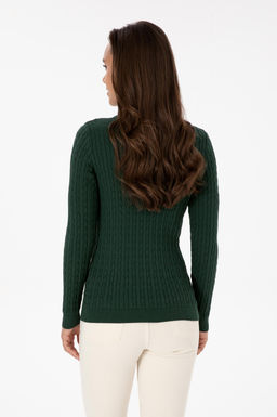 Kad_n Koyu Ye_il Basic Kazak Sepette S_rpriz _ndirim - U.s. polo assn фото 5