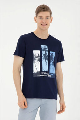 Мужская темно-синяя футболка