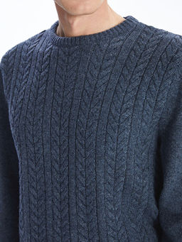 Bisiklet Yaka Erkek Triko Kazak