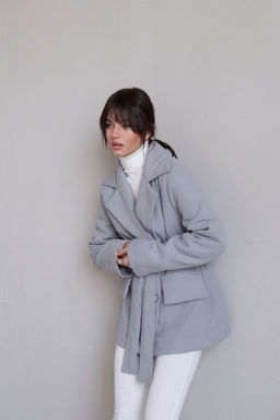 Martichelli Куртка утеплённая светло-серая  фото 14